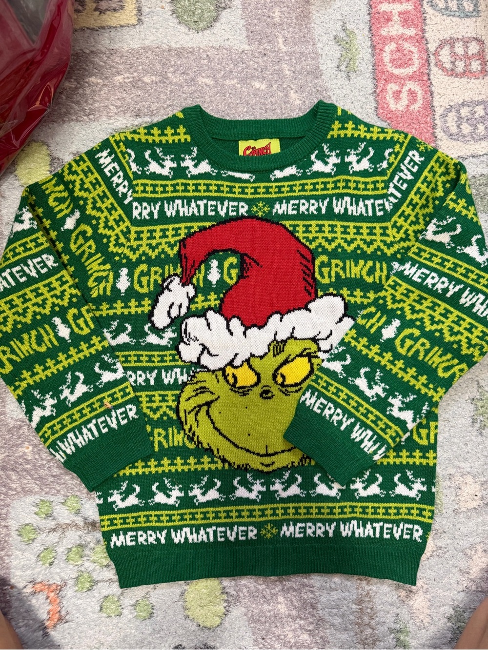 The Grinch Christmas Sweater - Green Red Yellow (11)